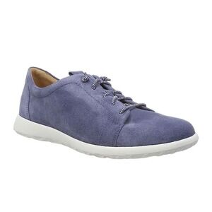 Ganter Gabby 1 Women's Blue Suede Comfort Walking Sneakers 7.5 8 EU